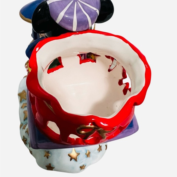 Vintage 1994 Disney Porcelain It's a Small World Holiday Christmas Mickey Train - Picture 7 of 12